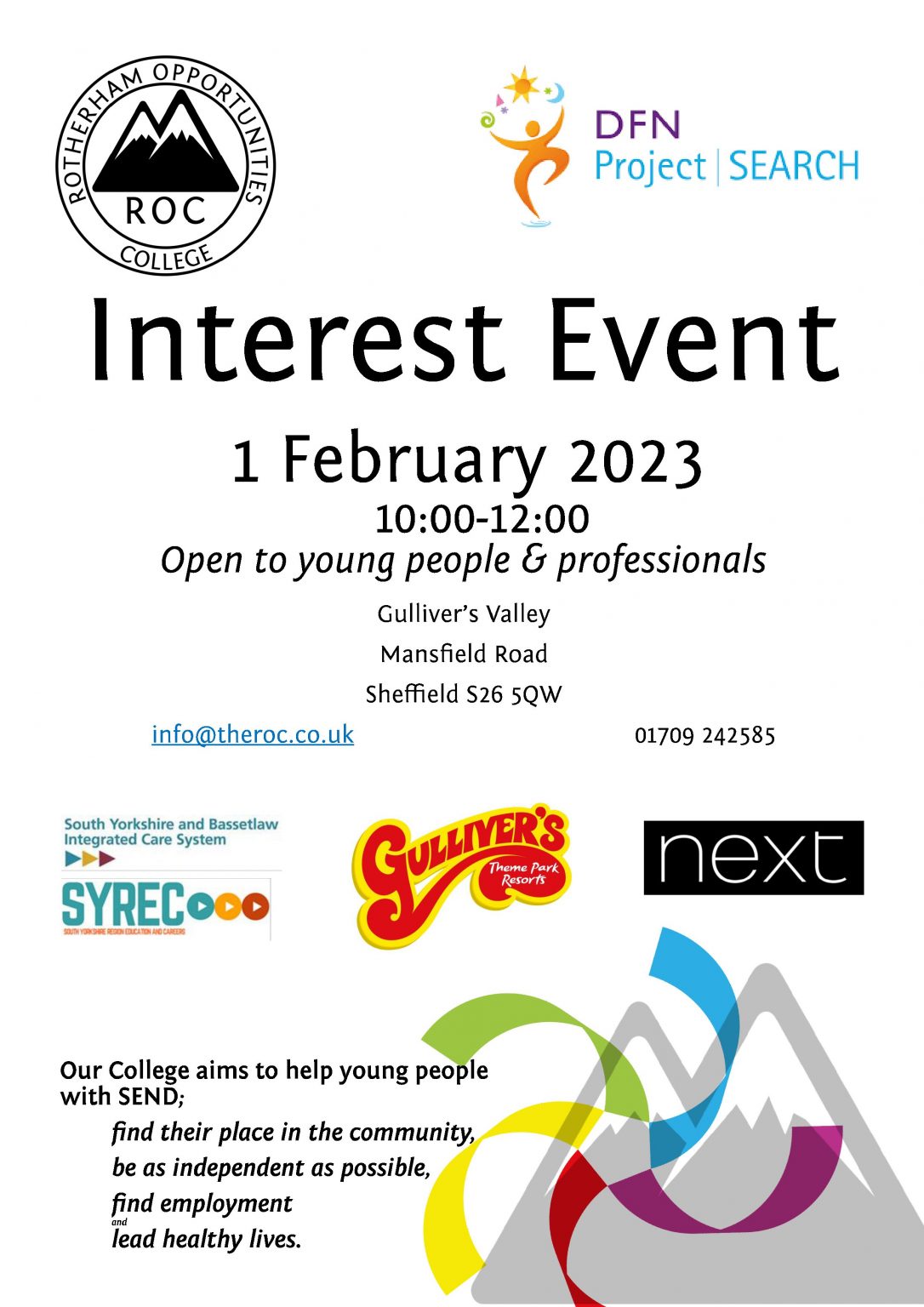 Interest Event – February 2023 - Rotherham Opportunities College