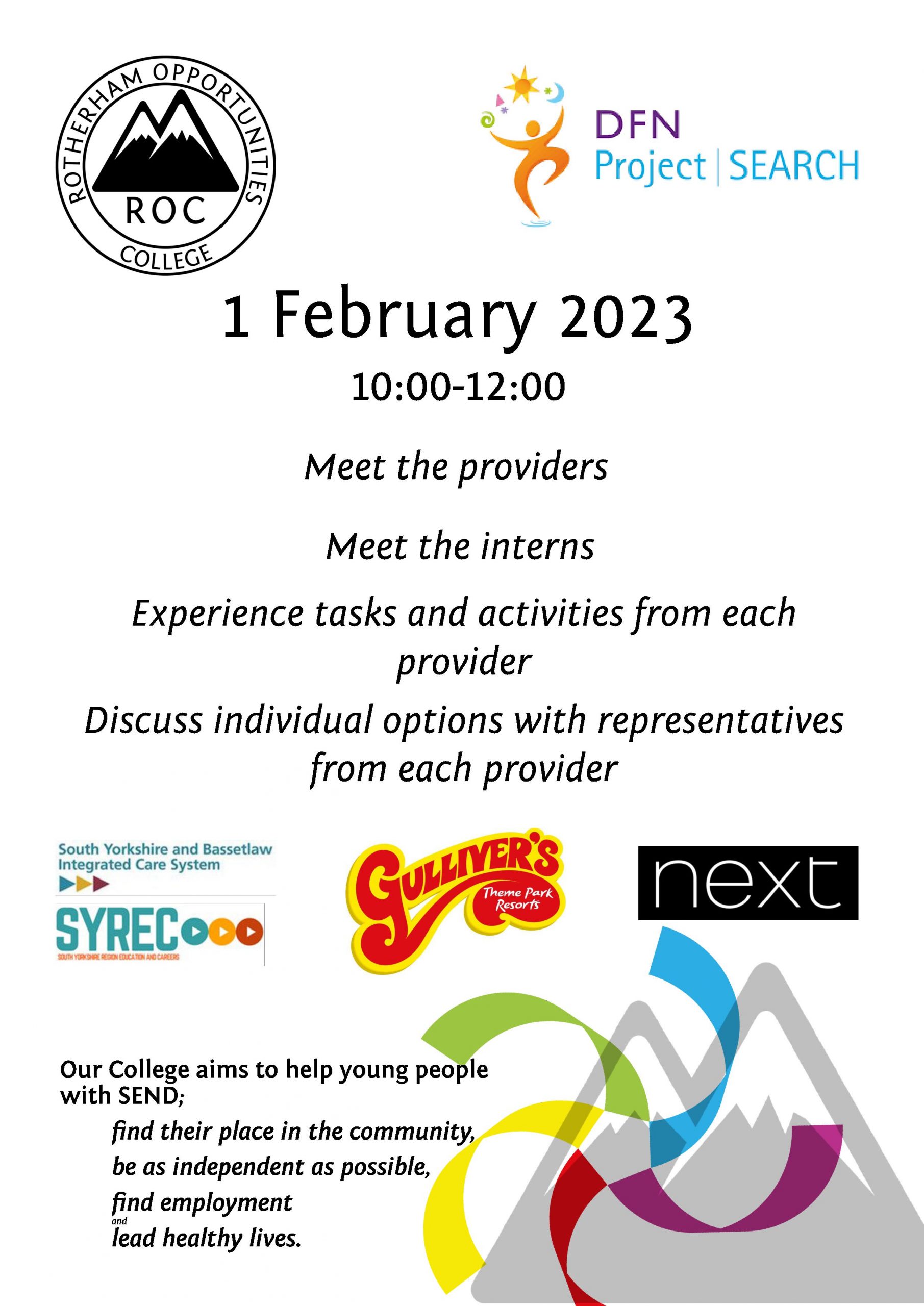 Interest Event – February 2023 - Rotherham Opportunities College